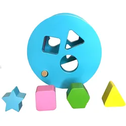 Barbo Toys Farb- und Formerkennungssortierer aus Holz
