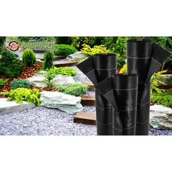 Aquagart 10m2 Bodengewebe Unkrautfolie Mulchfolie 100g 1,65m breit