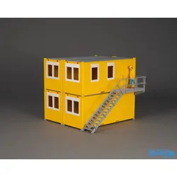 MSM Modelle Containerdorf Typ D gelb 5553/01