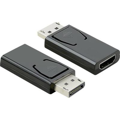 Value 12.99.3158 DisplayPort / HDMI Adapter [1x DisplayPort Stecker - 1x HDMI-Buchse] Schwarz