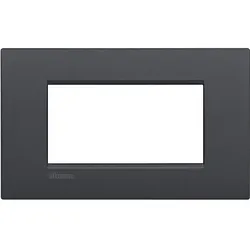 Legrand LNC4804AR Abdeckrahmen LIVINGLIGHT AIR, 4-modulig, Farbe: Anthrazit