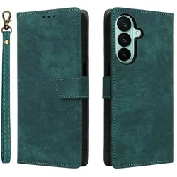 Cover-Discount Galaxy A27 - Ledertasche mit RFID Blocker (Samsung Galaxy A27), Smartphone Hülle, Grün