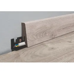 Naturel Sockelleiste grau, MDF, Länge 260 cm, L58C8477