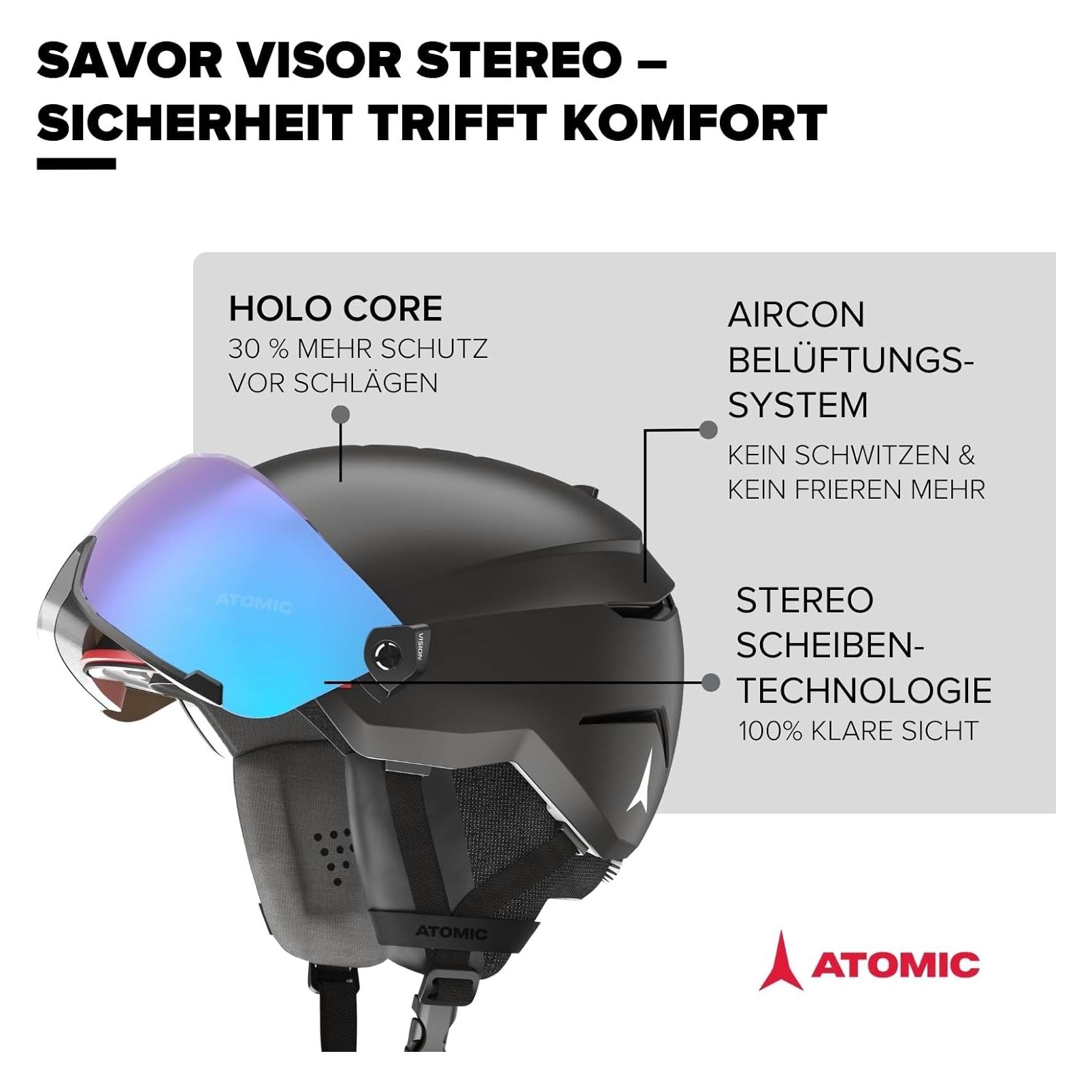 Atomic Savor Visor Stereo (63 - 65 cm, XL) (AMR-AN5005712XL)