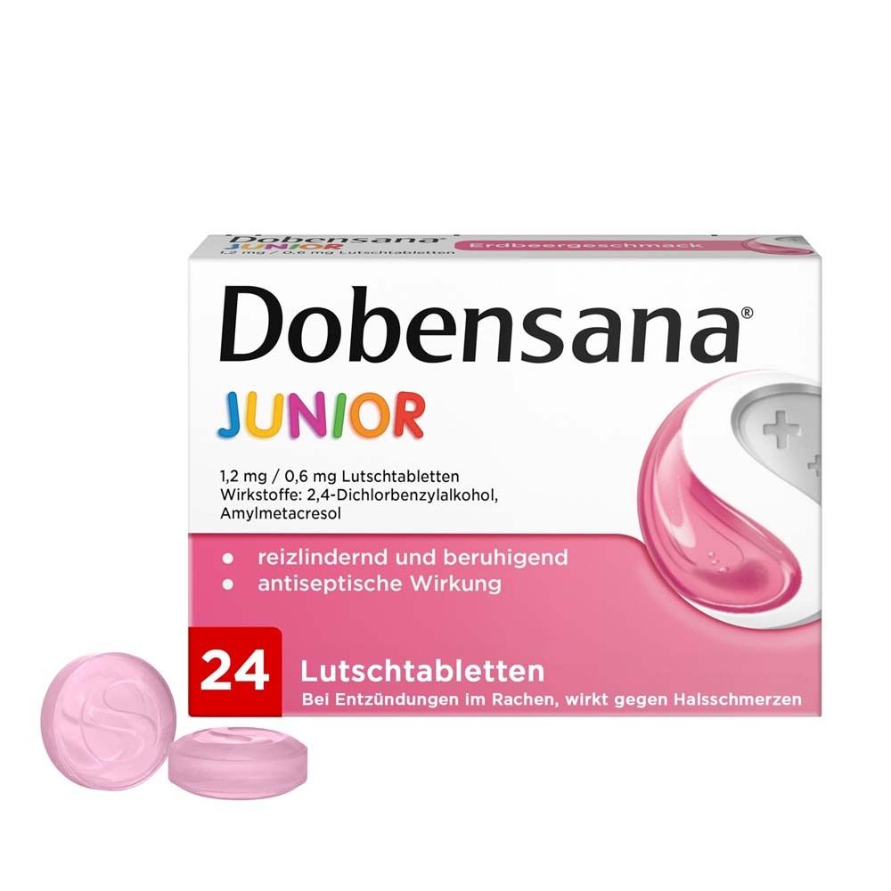 Dobensana Junior 1,2mg/0,6mg Lutschtabletten 24 St