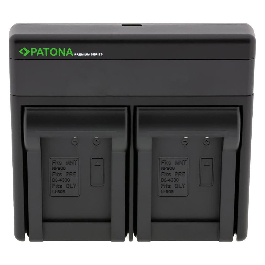 Patona Batteries Replacement Dual Charger USB USB-C (Kamera Akku Ladegerät) (121584)