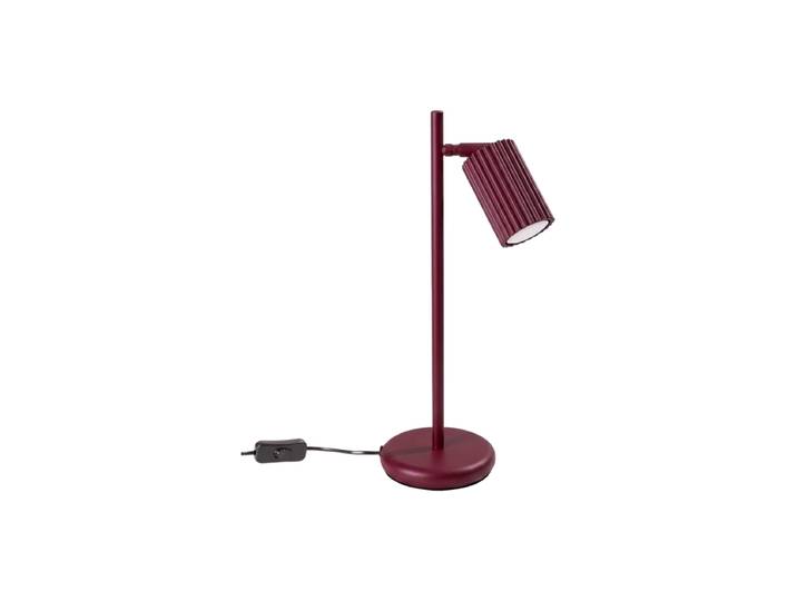 Design Tischlampe „Karbon“ Burgundrot Sollux Lighting