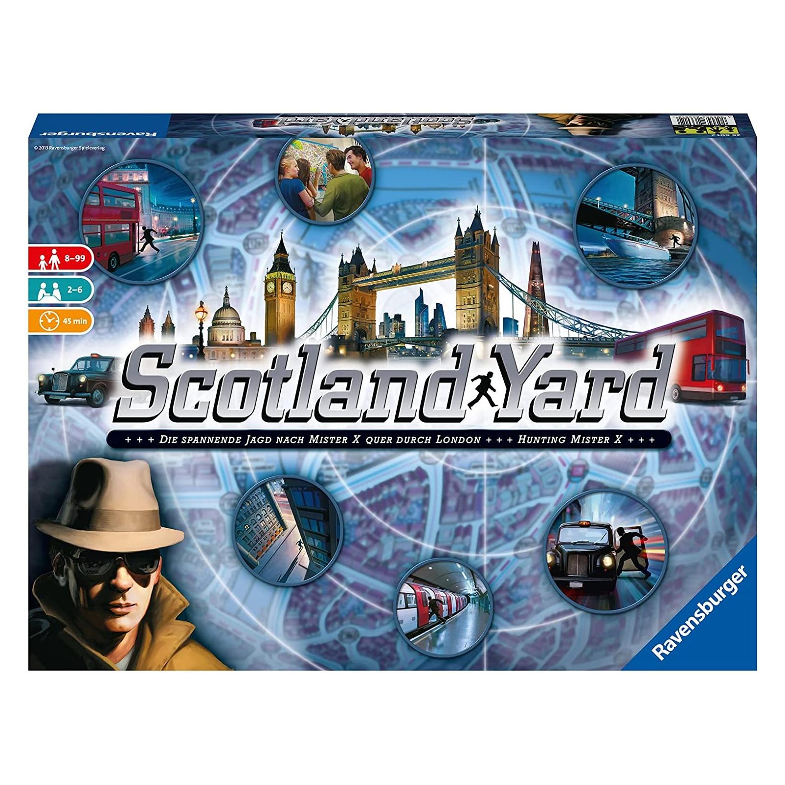 Ravensburger Scotland Yard (Deutsch, Englisch, Französisch, Italienisch, 2 - 6 Spieler) (26601)