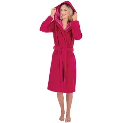 wewo fashion Damen Kapuzenmantel 4110 mit Kapuze S | fuscia - pink
