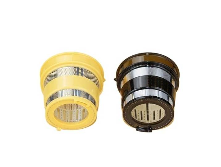 2 Stück Slow Juicer Ersatzteile, Ultem Sieb Fein Grobfilternetz des Entsafters, kompatibel mit Hurom, HU-500DG, HU-100PLUS HU-780