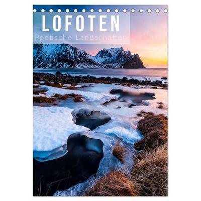 Lofoten. Poetische Landschaften (Tischkalender 2026 DIN A5 hoch), CALVENDO Monatskalender