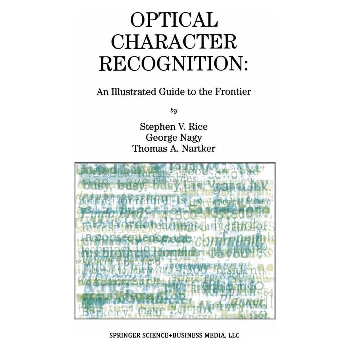 Springer Optical Character Recognition (9780792384922)