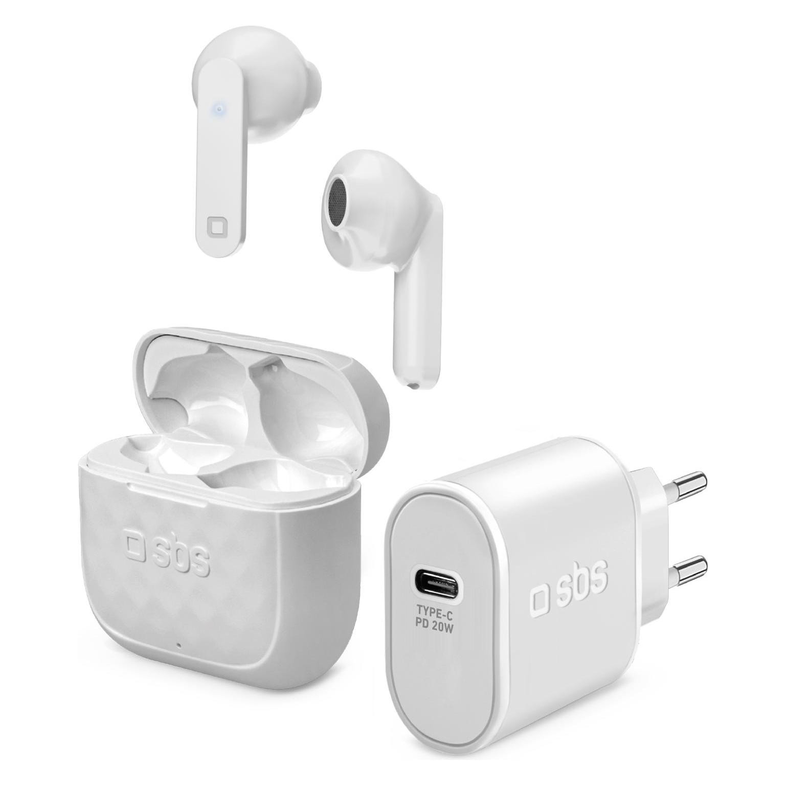 SBS KITAUDIOIP13 Handy-Starterset Weiss (Kabellos) (KITAUDIOIP13)