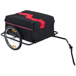 HOMCOM Transportanhänger Lastenanhänger Fahrrad Anhänge Fahrradanhänger