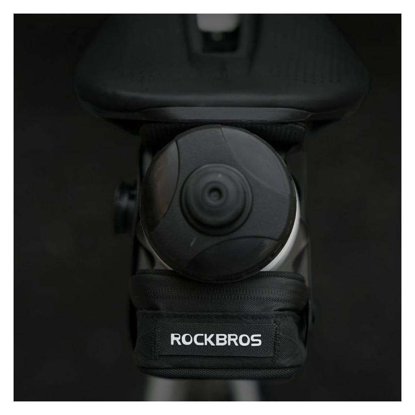 Rockbros Torba podsiodłowa P010 wielofunkcyjna z miejscem na bidon - czarna (Satteltasche) (5907769391545)