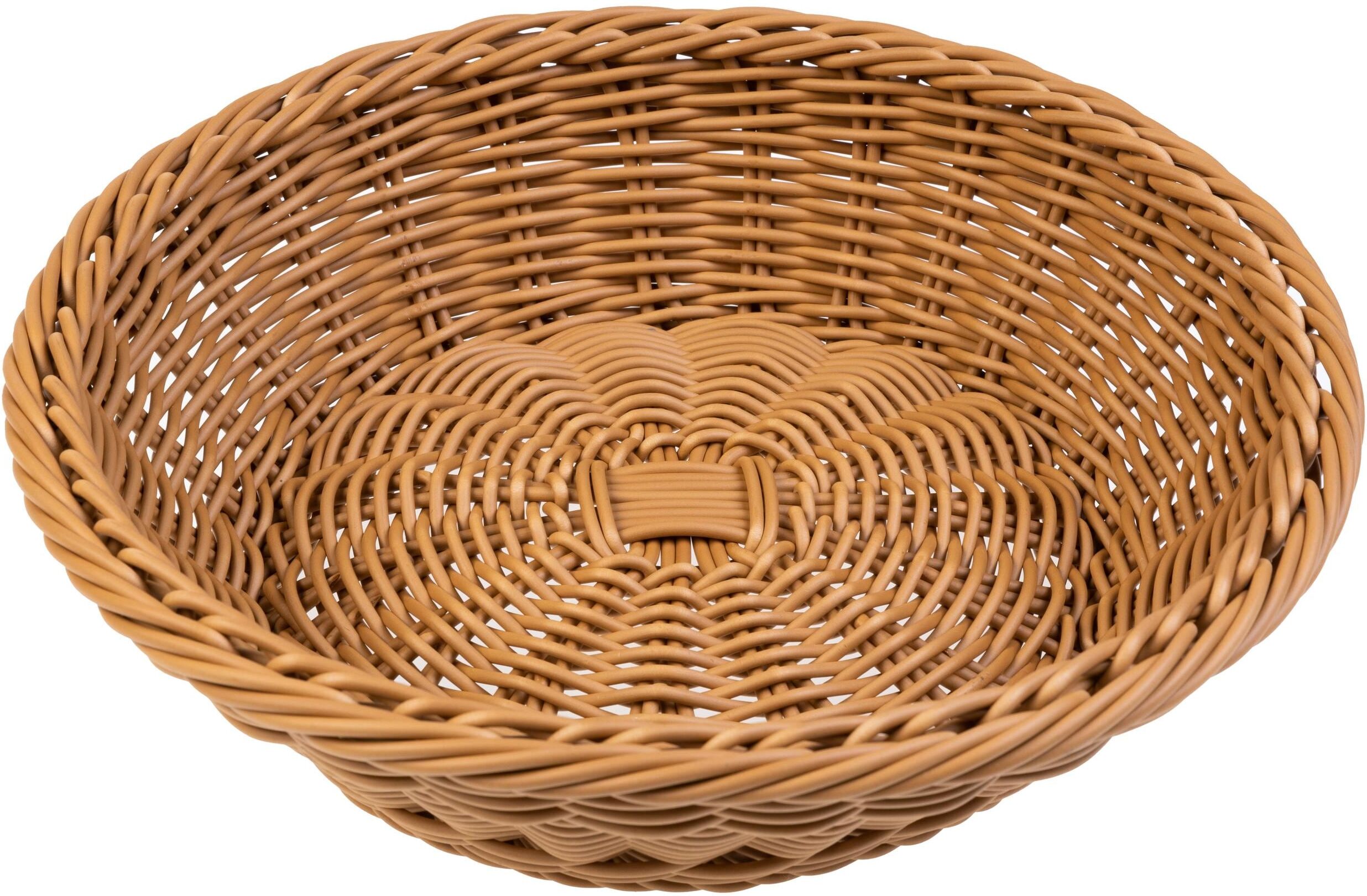 Brotkorb "Brotkorb", braun, H:7cm, Polyprophylen (PP), Lebensmittelaufbewahrungsbehälter, Brotkorb braun B/H/L: 7cm