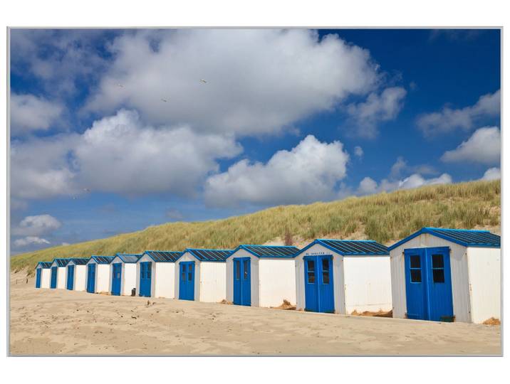 Bild mit Rahmen Reihe mit Strandhäusern image LAND