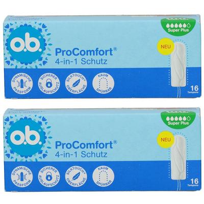 OB Procomfort Super Plus x2 2x16 St Tampon