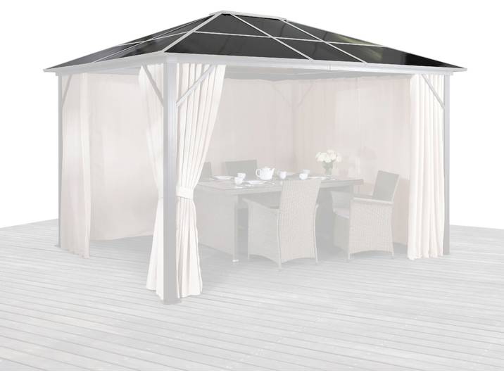 Pavillon-Ersatzdach KONIFERA Aruba , beige (braun), Pavillondächer, Pavillon-Ersatzdach, Dachplatten für »Aruba« 300x300 cm