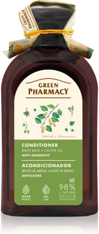 Green Pharmacy Birch Buds & Castol Oil Conditioner après-shampoing anti-pelliculaire 300 ml