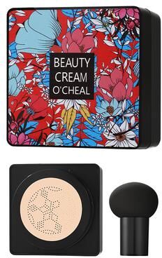 Uplifted Trends Mushroom Shaped BB Cream Foundation Lightweight Long Lasting Moisturizing And Concealing 1pc