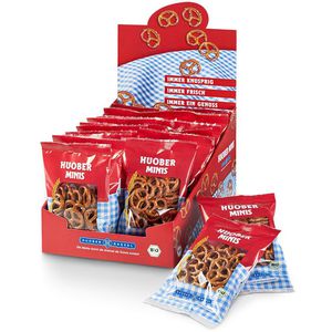 Huober Salzbrezeln Minis, BIO, laktosefrei & vegan, je 40 g, 20 Beutel
