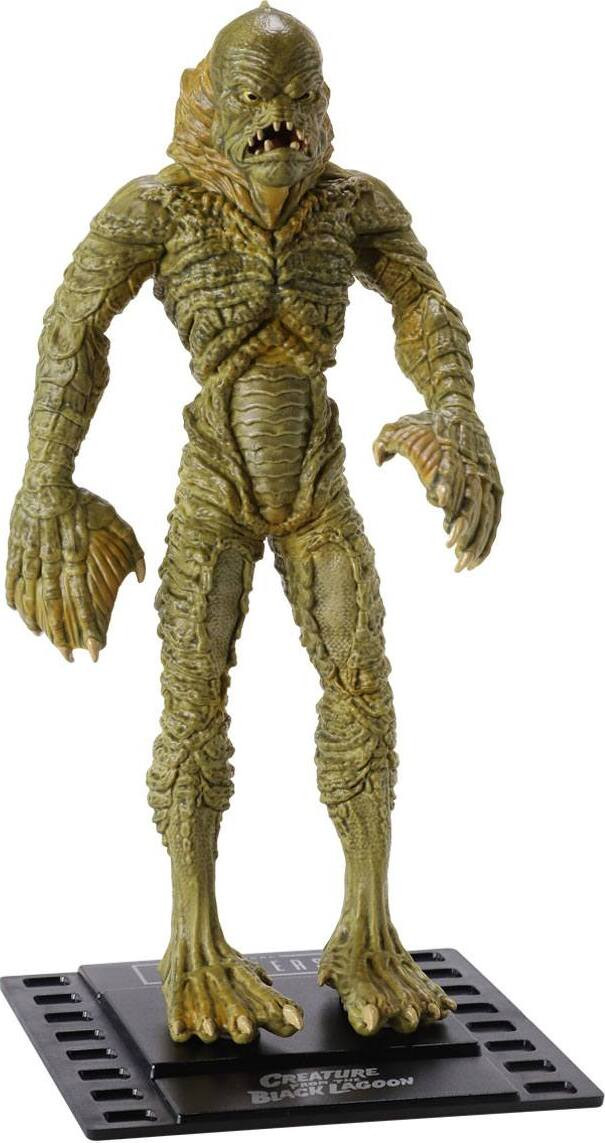 Noble Collection Universal Monsters Bendyfigs Creature from the Black Lagoon buigbare figuur, 19 cm, NOB1167
