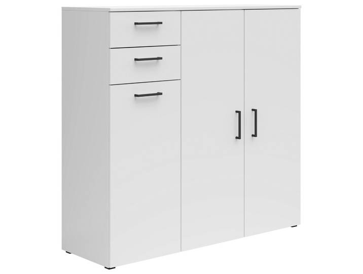 Kommode 120/115/40 cm Weiss