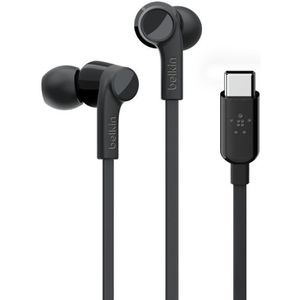 Belkin Kopfhörer SoundForm G3H0002btBLK, schwarz, In-Ear, mit Mikrofon, kabelgebunden, USB-C