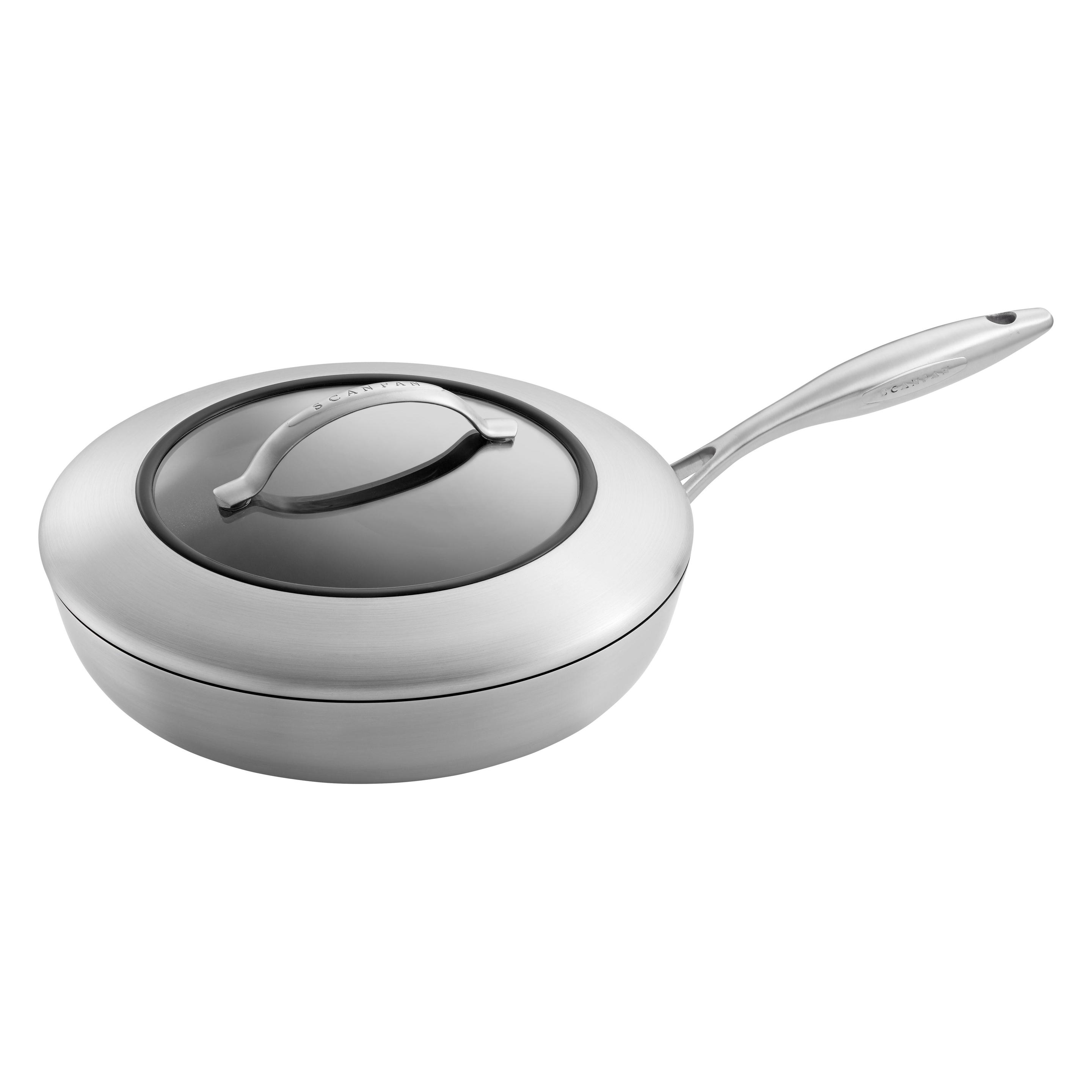 Scanpan Schmorpfanne mit Deckel 28cm 65102800 (Bräter + Schmortopf, Aluminium, Stahl, 28 x 11 cm) (SC65102800)