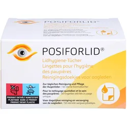 Ursapharm, Augenpflege, Posiforlid Lidhygienetuech, 50 St TUE (190 g, Tag + Nacht)