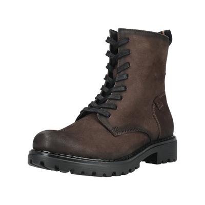Schnürstiefelette JOSEF SEIBEL "Josef Seibel Stiefelette Leder", Damen, Gr. 39, braun, Leder, Schuhe Schnürstiefelette