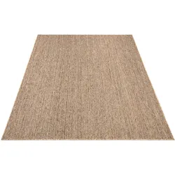 FLACHWEBTEPPICH, meliert, aus Polypropylen, Beige, 160 x 220 cm