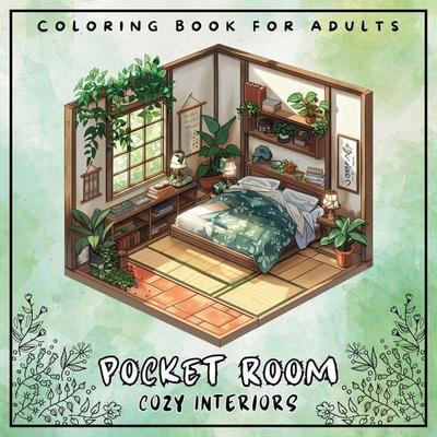 Pocket Room Cozy Interiors Coloring Book For Adults, Taschenbuch von Artful Palette, Artful Palette, 978-83-972336-1-4
