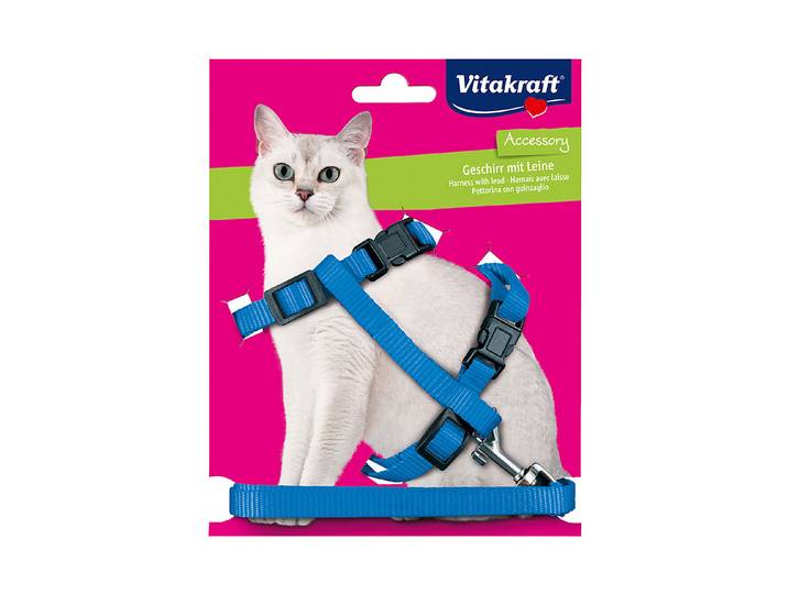 Vitakraft Katzengeschirr adult unifarben KA