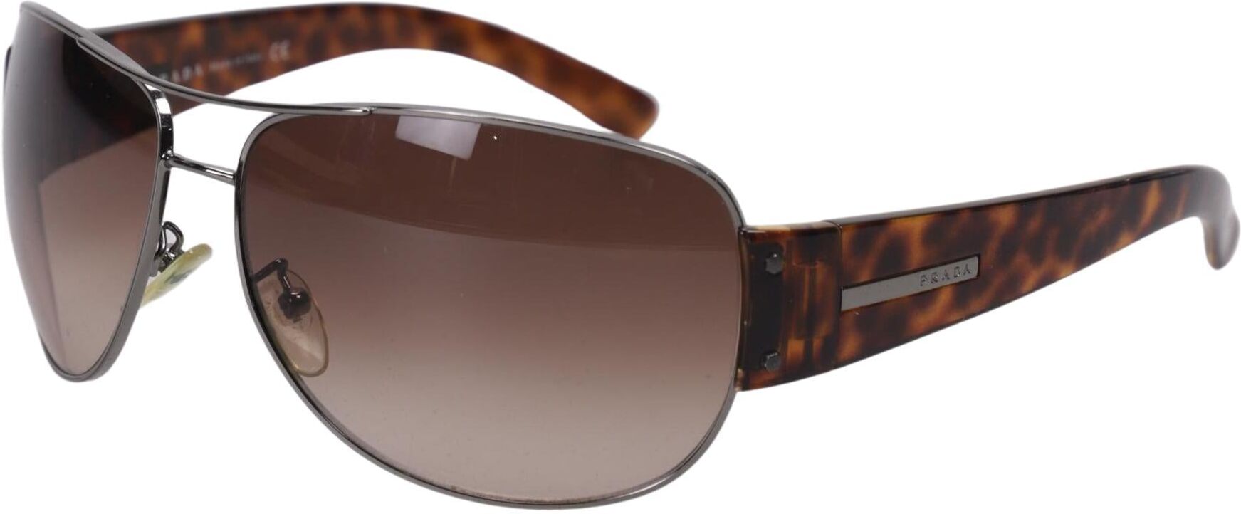 Prada Damen Sonnenbrille, Silber - Second Hand