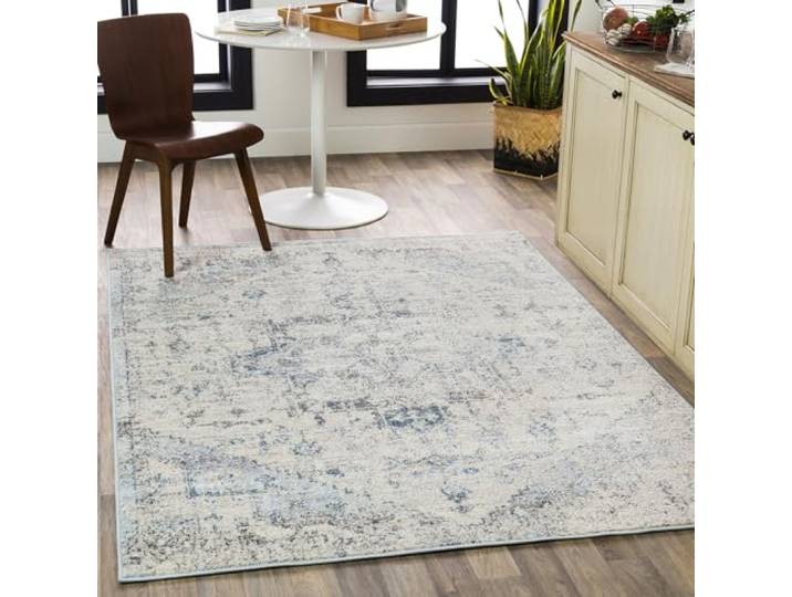 Livabliss Tampa Tapis Vintage 120x170 cm – Bleu\, Crème