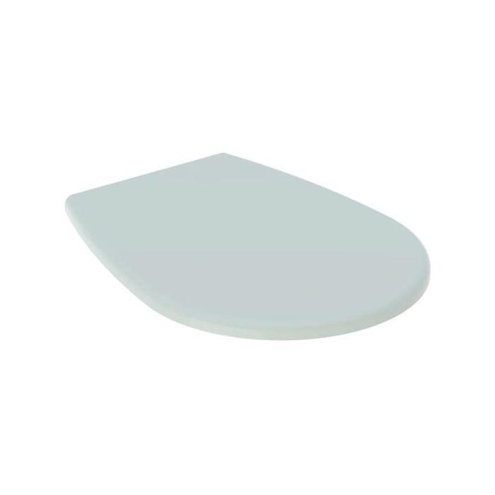 Geberit Renova WC-Sitz 572165030 ägäis, ohne Absenkautomatik, Befestigung von unten, Scharniere Edelstahl