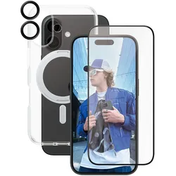 CARE by PanzerGlass® Feature 3-in-1 Ceramic Schutzset für iPhone 16