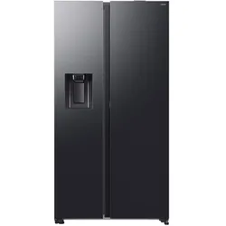 Samsung RS80F64KEFEF Side-by-Side EEK: E NoFrost Black Steel 640l Kühlschrank