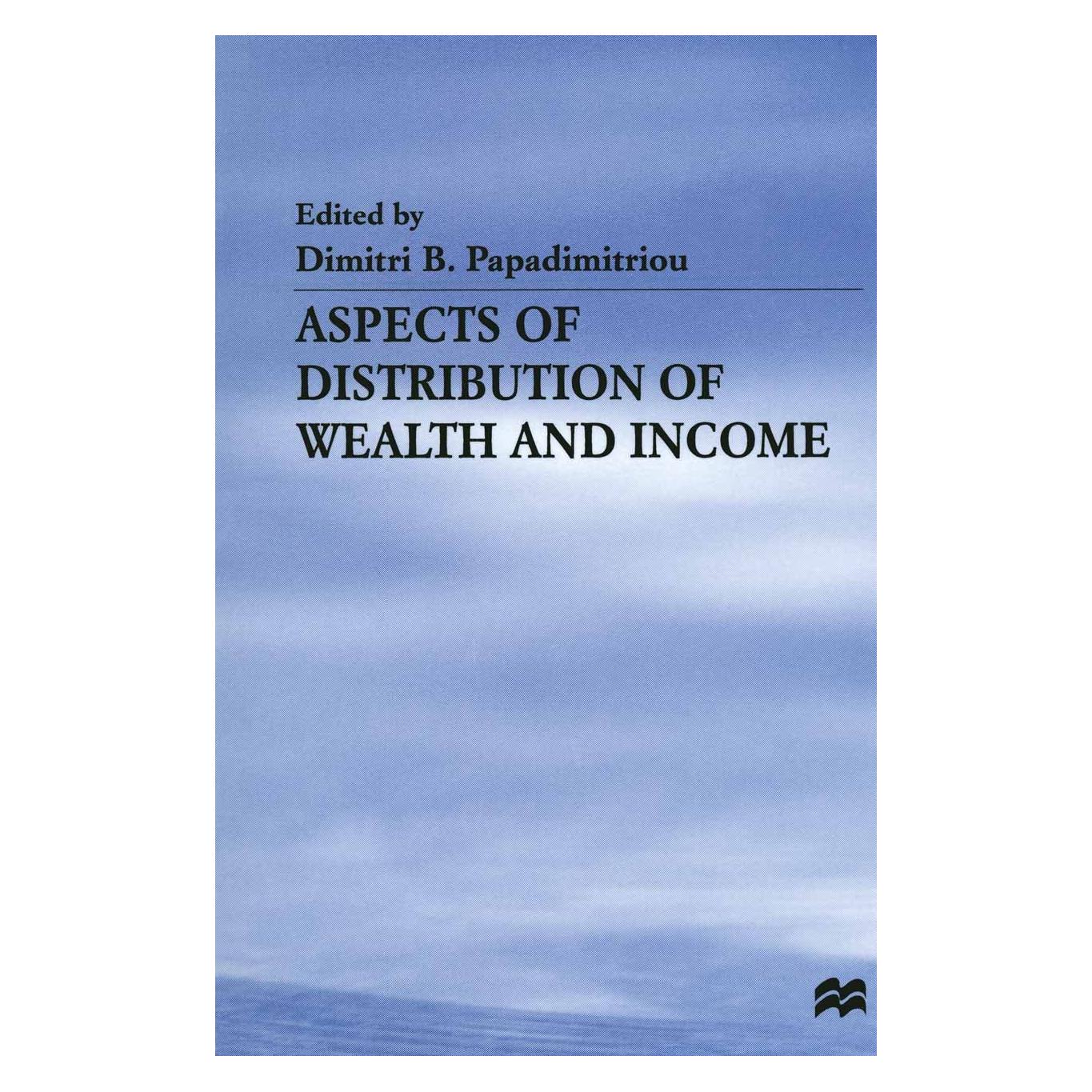 Palgrave Macmillan Uk Aspects of Distribution of Wealth and Income (Englisch, Hardcover, Dimitri B. Papadimitriou) (9780333566961)
