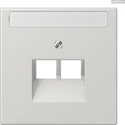 Jung Abdeckung Schriftfeld lgr für IAE/UAE-Dose LS 969-2 NAUA LG