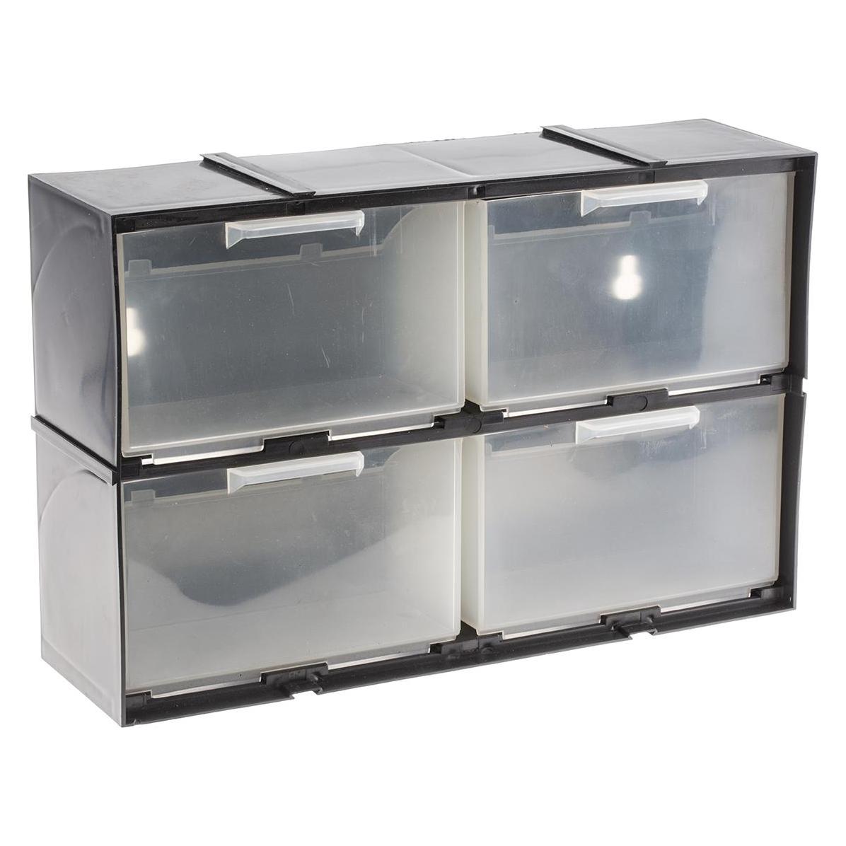 RS PRO 4 Tilt Drawer Interlocking Cabinet (9096993)