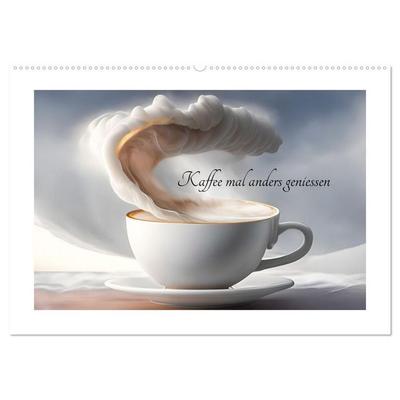 Kaffe mal anders geniessen (Wandkalender 2027 DIN A2 quer), CALVENDO Monatskalender