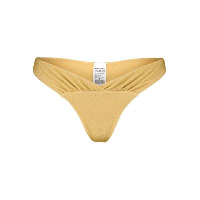 Bikini-Hose ALIFE & KICKIN, Damen, Gr. XS, Normalgrößen, gold, 80% Polyamid 20% Elastan, Badehosen Bikini-Hose