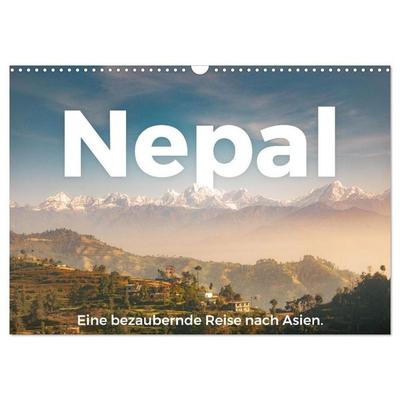 Nepal - Eine bezaubernde Reise nach Asien. (Wandkalender 2027 DIN A3 quer), CALVENDO Monatskalender