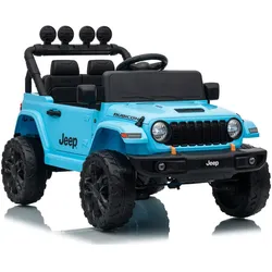 Jeep Rubicon DK-JWR558 24V Hellblaues batteriebetriebenes Fahrzeug