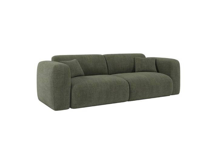 Canapé 4 places convertible en tissu vert POGNI de Maison Céphy