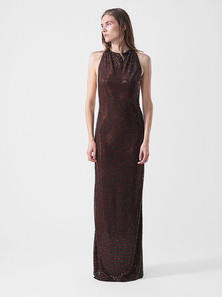 SELF-PORTRAIT Abendkleid  braun   36 36