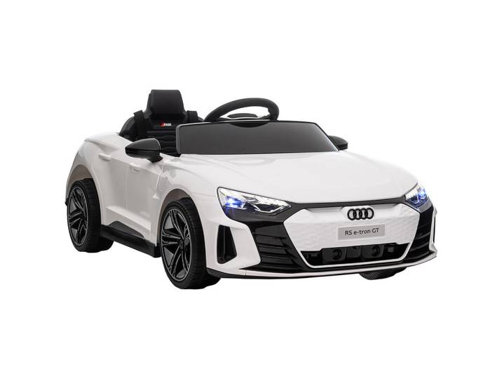ComfortXL Kinder-Elektroauto De-06288 Audi RS lizenziert mit Fernbedienung Weiß, Kunststoff, Metall, 58x41x103 cm, Freizeit & Co, Gartenspielzeug, Kinder-Elektrofahrzeuge